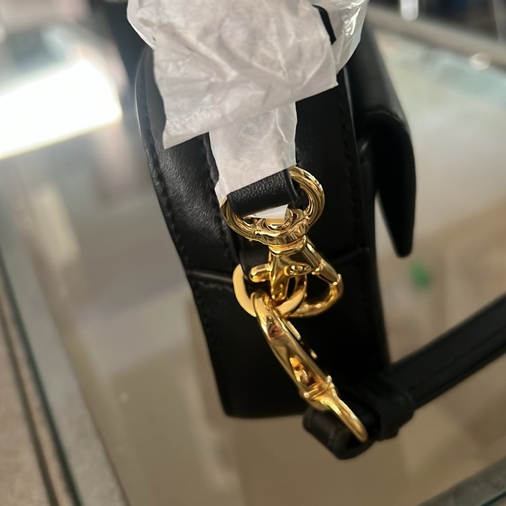 🆕 Lauren Ralph Lauren Leather Small Marcy Convertible Pouch - Picture 12 of 17